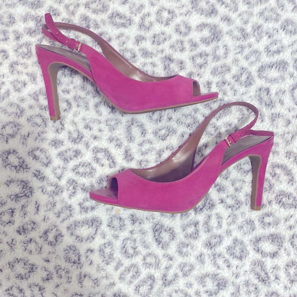 Suede Heels